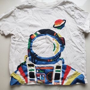 Colorful Astronaut Kids T-Shirt Hannah Anderson